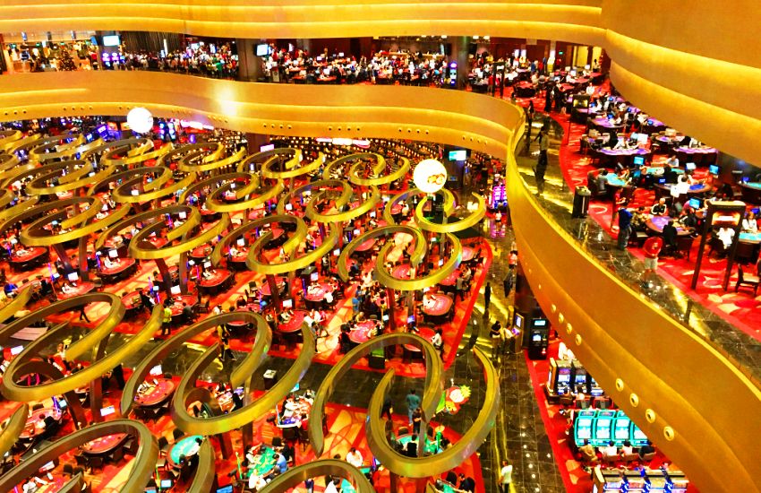 A detailed view of the Singapore casino
